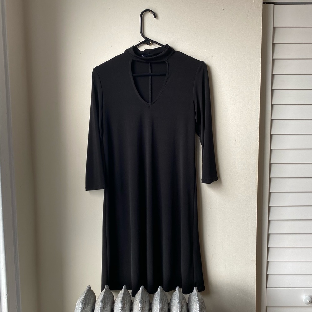 Chetta B Black Choker Dress